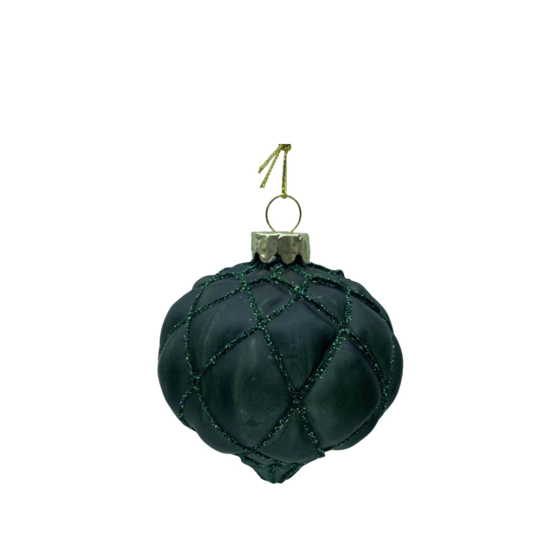 4 Stk. Christbaumkugeln mit Spitze